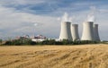 Nuclear power station Royalty Free Stock Photo