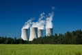 Nuclear power station Royalty Free Stock Photo