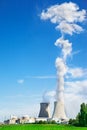 Nuclear power station Royalty Free Stock Photo