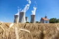 Nuclear power station Dukovany, Vysocina region, Czech republic Royalty Free Stock Photo