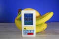Banana fruit bananas fruits nuclear radiation measurement radioactivity measuring radioactive food foods test counting