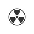 Nuclear Radioactive Icon Logo Template Illustration Design. Vector EPS 10