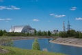Nuclear reactor number 4 in Chernobyl Royalty Free Stock Photo