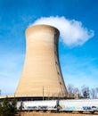 Nuclear reactor tower at the Northern Indiana Public Service Company