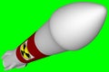 Nuclear Rocket 2 Royalty Free Stock Photo
