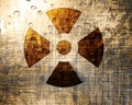 Nuclear sign Royalty Free Stock Photo