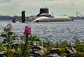 The nuclear submarine strategic missile carrier Dmitry Donskoy