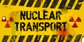 Nuclear transport Royalty Free Stock Photo