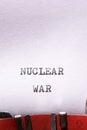 Nuclear war concept Royalty Free Stock Photo