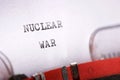 Nuclear war concept Royalty Free Stock Photo