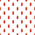 Nuclear warhead pattern, cartoon style