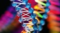 nucleotide double helix dna Royalty Free Stock Photo
