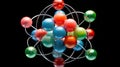 nucleus atomic model Royalty Free Stock Photo