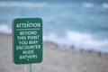 Nude Beach Sign