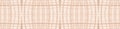 Nude Pastel Check. Seamless Picnic Fabric. Irish