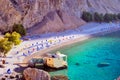 nudist beach in South Crete Greece Royalty Free Stock Photo