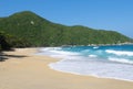 Nudist Beach, Tayrona national park, Colombia Royalty Free Stock Photo