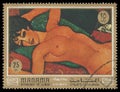 Nudo Sdraiato by Amedeo Modigliani Royalty Free Stock Photo