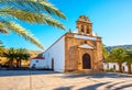 Nuestra Senora de la Pena church on Fuerteventura island Royalty Free Stock Photo