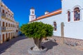 Nuestra Senora del Socorro church at Tejeda, Gran Canaria, Canary Islands, Spain