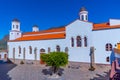 Nuestra Senora del Socorro church at Tejeda, Gran Canaria, Canary Islands, Spain