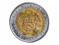 2 Nuevos Soles coin, Bank of Peru
