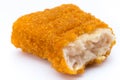 Nugget chiken on the white background. Royalty Free Stock Photo