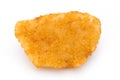 Nugget chiken on the white background. Royalty Free Stock Photo