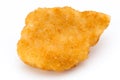 Nugget chiken on the white background. Royalty Free Stock Photo