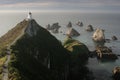 Nugget Point lighthouse, Catlins, New Zealand Royalty Free Stock Photo