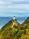 Nugget Point Lighthouse Royalty Free Stock Photo