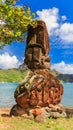 Nuku Hiva, Marquesas Islands. Royalty Free Stock Photo