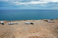 Nullarbor Plains camping on the edge of the cliffs