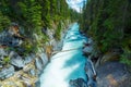 Numa Falls at the Kootenay national park Canada Royalty Free Stock Photo