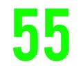 55 number background