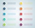 Number Bullet Points Vector 2