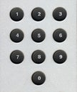 number buttons keypad Royalty Free Stock Photo