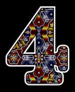 Artcraft beaded mexican huichol number 4