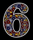 Artcraft beaded mexican huichol number 6