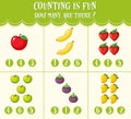 Number counting math worksheet for kids