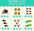 Number counting math worksheet for kids