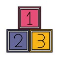 number cubes kids zone