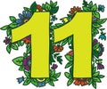 Number 11, design element