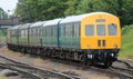 Diesel Railcar Train. Royalty Free Stock Photo