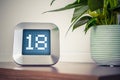 The Number 18 On A Digital Calendar, Thermostat Or Timer Royalty Free Stock Photo