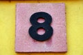 Number eight Royalty Free Stock Photo