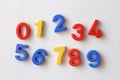 Number fridge magnets