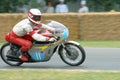 Number 19 Honda RC173 racing motorbike Royalty Free Stock Photo