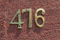 Number 476 Royalty Free Stock Photo