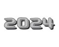 2024 number illustration isolated